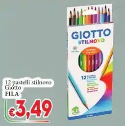D'Italy 12 pastelli stilnovo Giotto FILA offerta