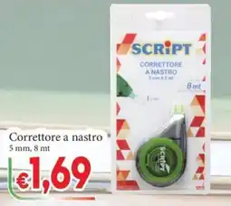 D'Italy Correttore a nastro 5 mm, 8 mt offerta