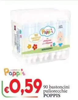 D'Italy 90 bastoncini puliorecchie POPPIS offerta