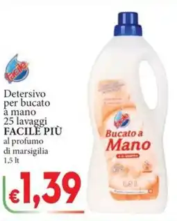 D'Italy Detersivo per bucato à mano 25 lavaggi FACILE PIÙ offerta