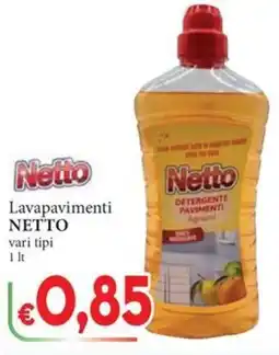 D'Italy Lavapavimenti NETTO vari tipi offerta