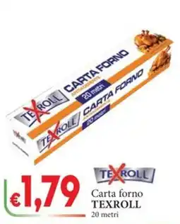 D'Italy Carta forno TEXROLL offerta