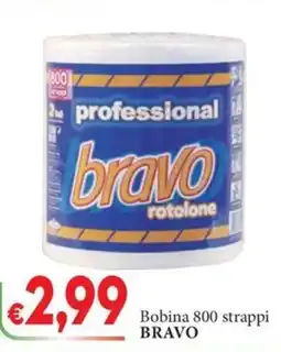 D'Italy Bobina 800 strappi BRAVO offerta