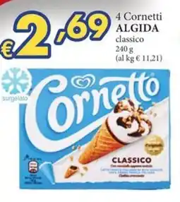 D'Italy 4 Cornetti ALGIDA classico offerta