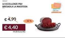 Prezzemolo e Vitale Le eccellenze P&V bresaola la maestosa offerta