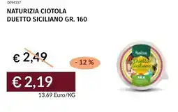 Prezzemolo e Vitale Naturizia ciotola duetto siciliano offerta