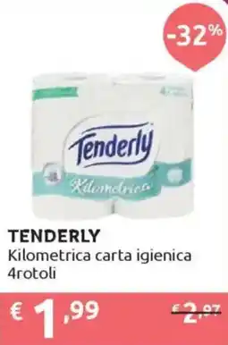 Ipersoap TENDERLY Kilometrica carta igienica 4rotoli offerta
