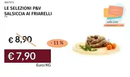 Prezzemolo e Vitale Le selezioni P&V salsiccia ai friarelli offerta