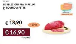 Prezzemolo e Vitale Le selezioni P&V girello di bovino a fette offerta