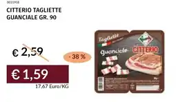 Prezzemolo e Vitale Citterio tagliette guanciale offerta