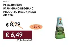 Prezzemolo e Vitale Parmareggio parmigiano reggiano prodotto di montagna offerta