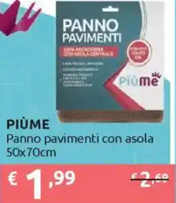 Ipersoap PIÙME Panno pavimenti con asola 50x70cm offerta