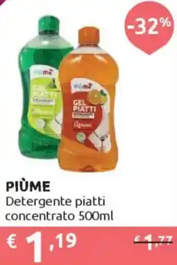 Ipersoap PIÙME Detergente piatti concentrato offerta