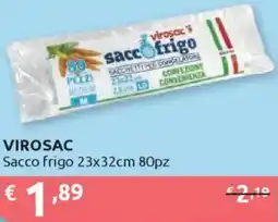 Ipersoap VIROSAC Sacco frigo 23x32cm 80pz offerta