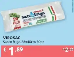 Ipersoap VIROSAC Sacco frigo 28x40cm 50pz offerta
