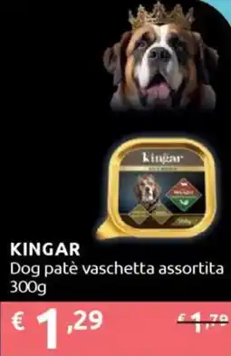 Ipersoap KINGAR Dog patè vaschetta assortita offerta