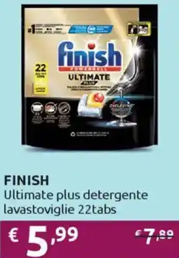 Ipersoap FINISH Ultimate plus detergente lavastoviglie 22tabs offerta