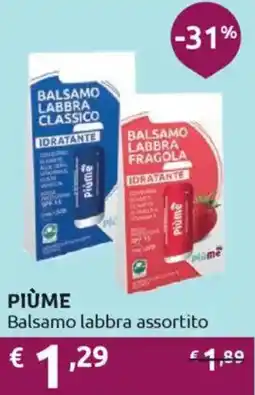 Ipersoap PIÙME Balsamo labbra assortito offerta