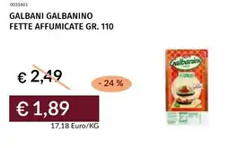 Prezzemolo e Vitale Galbani galbanino fette affumicate offerta