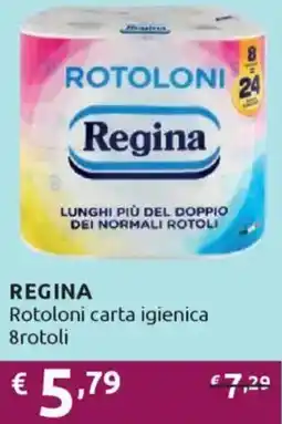 Ipersoap REGINA Rotoloni carta igienica 8rotoli offerta