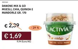 Prezzemolo e Vitale Danone mix & go muesli, chia, quinoa e mandorle offerta