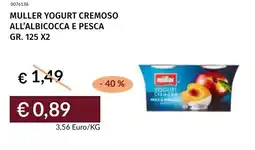 Prezzemolo e Vitale Muller yogurt cremoso all'albicocca e pesca offerta
