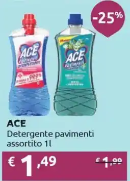 Ipersoap ACE Detergente pavimenti assortito offerta