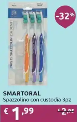 Ipersoap SMARTORAL Spazzolino con custodia 3pz offerta