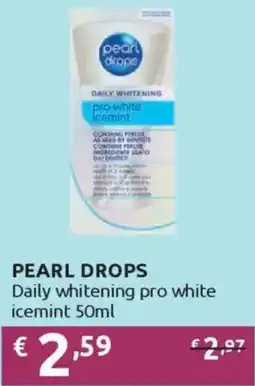 Ipersoap PEARL DROPS Daily whitening pro white icemint offerta