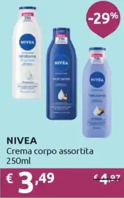 Ipersoap NIVEA Crema corpo assortita offerta
