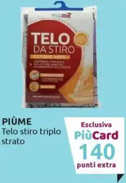 Ipersoap PIÙME Telo stiro triplo strato offerta