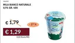 Prezzemolo e Vitale Mila bianco naturale 0,1% offerta