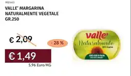 Prezzemolo e Vitale Valle' margarina naturalmente vegetale offerta
