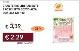Prezzemolo e Vitale Granterre liberamente prosciutto cotto alta qualita offerta