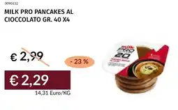 Prezzemolo e Vitale Milk pro pancakes al cioccolato offerta