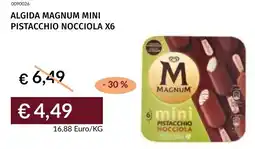 Prezzemolo e Vitale Algida magnum mini pistacchio nocciola x6 offerta
