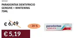 Prezzemolo e Vitale Paradontax dentifricio gengive + whitening offerta