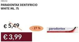 Prezzemolo e Vitale Paradontax dentifricio white offerta