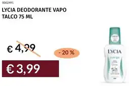 Prezzemolo e Vitale Lycia deodorante vapo talco offerta