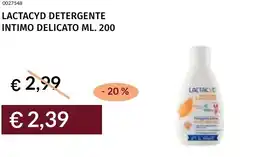 Prezzemolo e Vitale Lactacyd detergente intimo delicato offerta