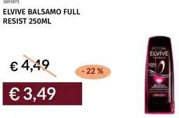 Prezzemolo e Vitale Elvive balsamo full resist offerta