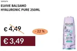 Prezzemolo e Vitale Elvive balsamo hyaluronic pure offerta