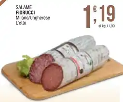 Sidis mini SALAME FIORUCCI Milano/Ungherese offerta