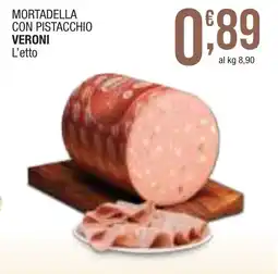 Sidis mini Mortadella con pistacchio veroni l'etto offerta