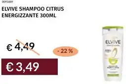 Prezzemolo e Vitale Elvive shampoo citrus energizzante offerta