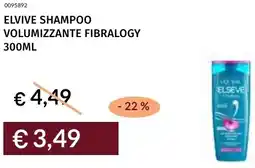 Prezzemolo e Vitale Elvive shampoo volumizzante fibralogy offerta