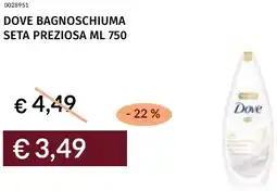 Prezzemolo e Vitale Dove bagnoschiuma seta preziosa offerta