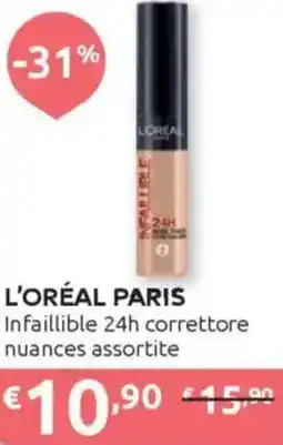 Ipersoap L'ORÉAL PARIS Infaillible 24h correttore nuances assortite offerta