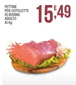 Sidis mini Fettine per cotolette di bovino adulto offerta