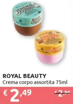 Ipersoap ROYAL BEAUTY Crema corpo assortita offerta